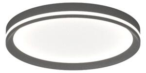 Plafoniera moderna top light aera 1222 60 led cct switch biemissione metallo acrilico - Top Light