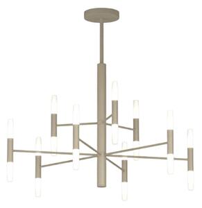 Lampadario moderno top light space 1226 80 g9 led metallo acrilico - Top Light