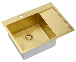 Lavello in acciaio RUSSEL 116 Gold