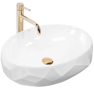Lavabo da appoggio in ceramica REA Maya