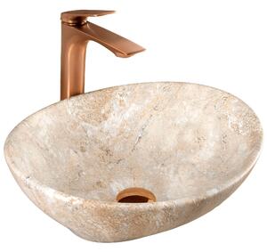 Lavabo da appoggio Rea Sofia Savana Matt