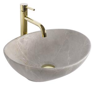 Lavabo da appoggio Rea Sofia Beige Matt