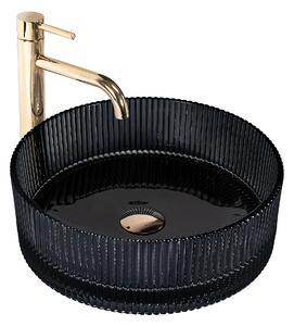 Lavabo da appoggio Rea Ingrid 35 Black
