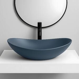 Lavabo da appoggio Rea Royal Blueberry Matt