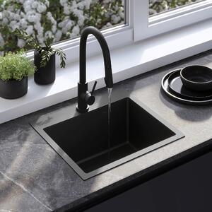 Lavello in acciaio Leo 50 Black