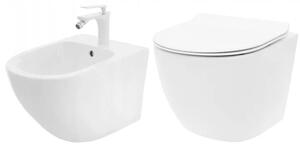 Set vaso WC CARLO MINI Slim N + bidet CARLO MINI