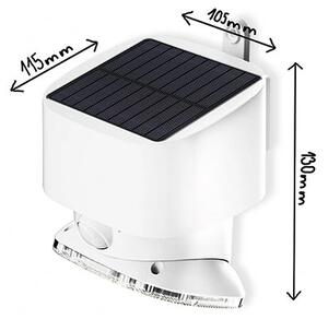 Viking - Lampada da parete solare con sensore LED/1W/3,7V 3000/4000K