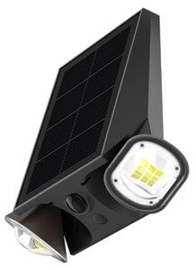 Viking - Applique solare da parete dimmerabile con sensore LED/1,3W/3,7V IP44 4000K