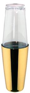 Ilsa Mixage Gold Shaker Boston 70 Cl In Acciaio Inox Color Oro Con Bicchiere In Vetro