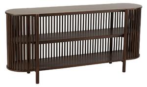 J-Line Consolle 2 Listoni In Legno Di Mango Conie Marrone Scuro ND