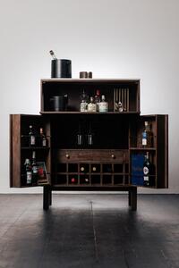 Mobile bar Manhattan con piano chiudibile a chiave