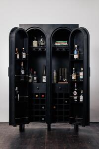 Mobile bar Bronx con ante push