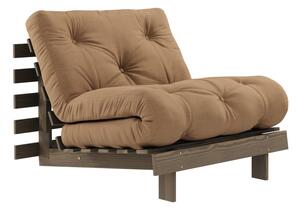 Poltrona marrone chiaro Roots - Karup Design