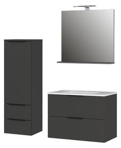 Set da bagno antracite Crandon - Germania