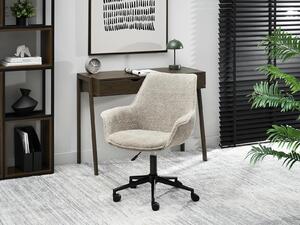 Sedia girevole ARACELY - beige / nero