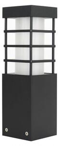 Paletto da giardino 25 cm 1xE27 nero IP54 SU-MA RADO RADO II 3 BL