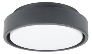 Lampada da soffitto esterna plafoniera rotonda LED 18W grigio scuro IP65 SU-MA BN-OK200