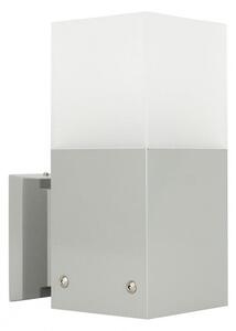 Lampada da parete per esterni 1xE27 argento IP44 SU-MA Cube CB-MAX K AL