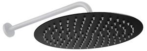 Soffione doccia Rea Black Matt 25cm
