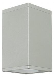 Lampada da soffitto spot esterna 21x12 cm 1xE27 argento IP54 SU-MA 8003 AL