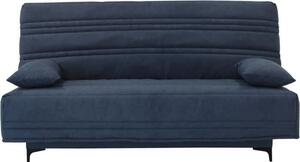 Divano letto 3 posti - Tessuto blu - 199 x 96 x 103 cm - Modello KRISTEN