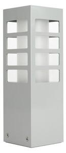 Paletto da giardino 25 cm 1xE27 argento IP54 SU-MA RADO RADO III 3 AL