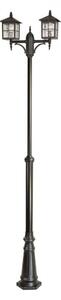 Lanterna da giardino 280 cm 2xE27 nero IP43 SU-MA Venezia OGMWN 2 KW