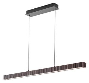 Lampada a sospensione Lucande, Emara, dimmerabile, Legno, Sala da pranzo, Legno, Design