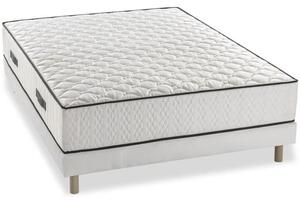 Set materasso e box DEKO DREAM, dimensioni 140x200 cm, con 7 zone di comfort, 600 molle insacchettate, altezza 24 cm, rivestimento ipoallergenico e rete a listelli monoblocco