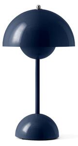Lampade da tavolo &Tradition, Flowerpot VP9, dimmerabile, Blu, Soggiorno, Plastica, Design