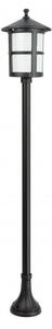 Latania 151 cm lampada da esterno a piantana 1xE27 nera IP23 SU-MA K 5002/1/TD