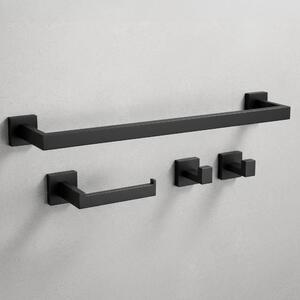 Set accessori da bagno Rio Black 4 pezzi