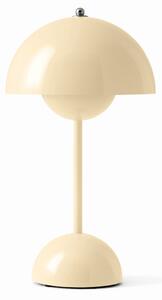 Lampade da tavolo &Tradition, Flowerpot VP9, dimmerabile, Beige, Soggiorno, Plastica, Design