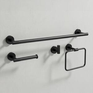 Set accessori da bagno GRID Black 4 pezzi