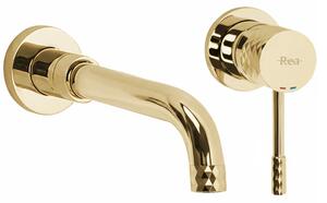 Rubinetto da incasso Rea Lungo Diamond Gold + BOX