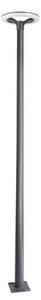 Lampione da parco 255 cm LED 44W grigio scuro IP65 SU-MA STR-2500