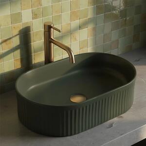 Lavabo da appoggio Rea Vanda Olive Matt