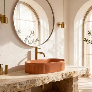 Lavabo da appoggio Rea Vanda Cinnamon Matt