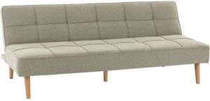 Divano letto - 4 posti - JULIE - Tessuto Olive - 180 x 72 x 72 cm