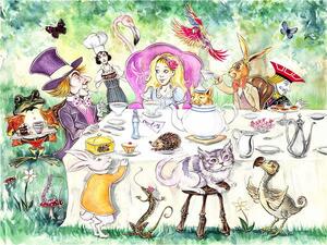 Osborne, Neale - Stampa artistica Alice's Adventures in Wonderland by Lewis Carroll, (40 x 30 cm)