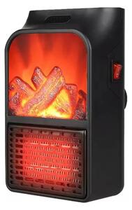 Stufa elettrica da 500W, lanterna a camino con termostato da 15°C a 32°C, telecomando ed effetto camino realistico - LUXIFLAME