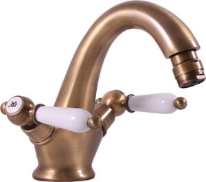 Miscelatore per bidet con uscita click-clack MORAVA OLD BRASS, Colore: old brass, Dimensioni: 1/2'' (MK543.5SM)