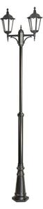 Lampione da giardino classico 295 cm 2xE27 nero IP43 SU-MA Retro OGMWN 2