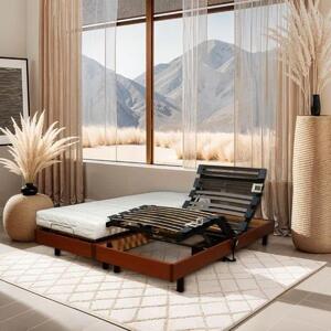 Set per il relax WEBED Merida, composto da: 2 materassi da 80x200 cm con imbottitura in memory foam ad alta densità (HR) e 2 reti motorizzate