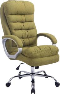 Sedia ergonomica da ufficio XXL - Sedia da ufficio - Tessuto di facile manutenzione UpleCholsthery | Colore: Verde