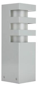 Paletto da giardino 25 cm 1xE27 argento IP54 SU-MA RADO RADO 3 AL