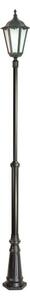 Lampione da giardino e da parco 290 cm 1xE27 nero IP43 SU-MA Retro OGMWN 1