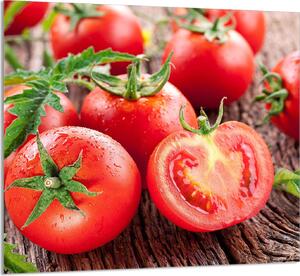 PIATTO IN VETRO PER CUCINA 65x60 Pomodoro