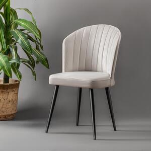 Skye Decor, Rubi - Cream, set di sedie (4 pezzi), color crema, 100% MDF, 52 x 42 x 85 cm