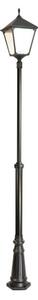 Lanterna da giardino / parco 300 cm 1xE27 nero IP43 SU-MA Retro OGMWN 1 BD KW